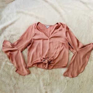 Bell sleeve blouse